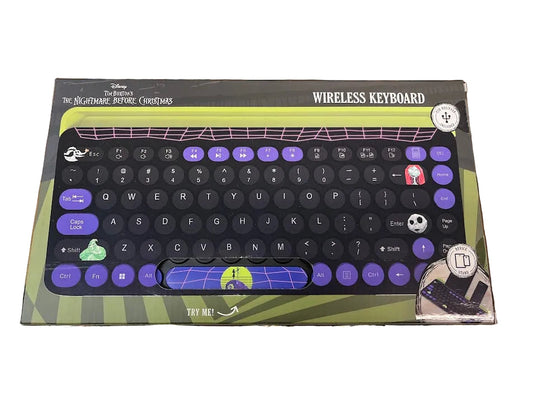 Nightmare Before Christmas Moon Polygon Wireless Keyboard