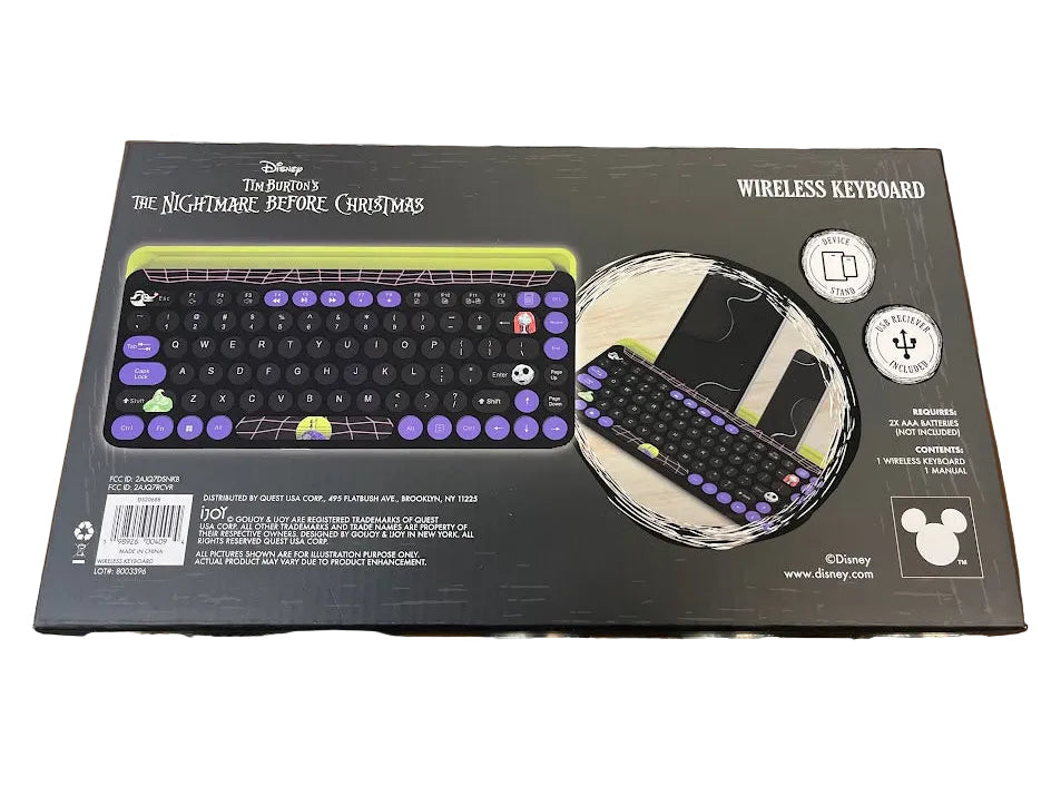 Nightmare Before Christmas Moon Polygon Wireless Keyboard