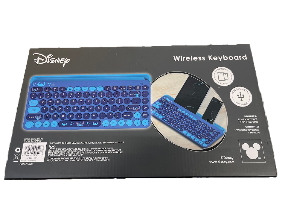 Disney Lilo & Stitch Stars Wireless Keyboard
