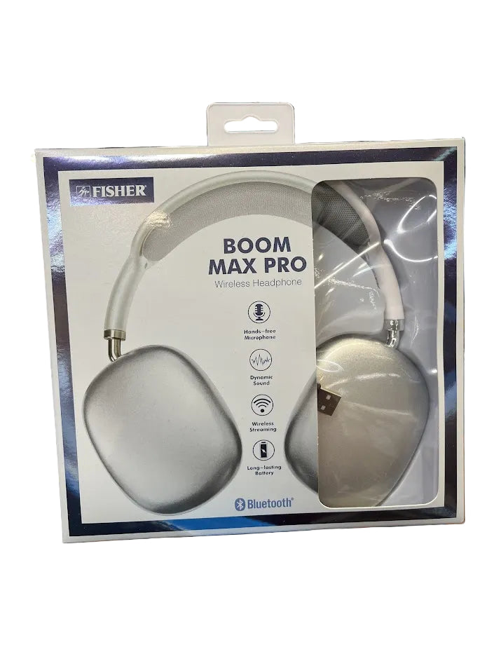 Boom Max Pro Wireless Headphone - White