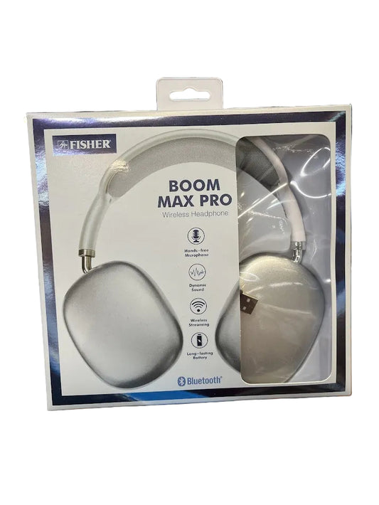 Boom Max Pro Wireless Headphone - White