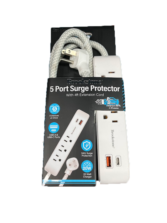 Brookstone 5-Port Surge Protector