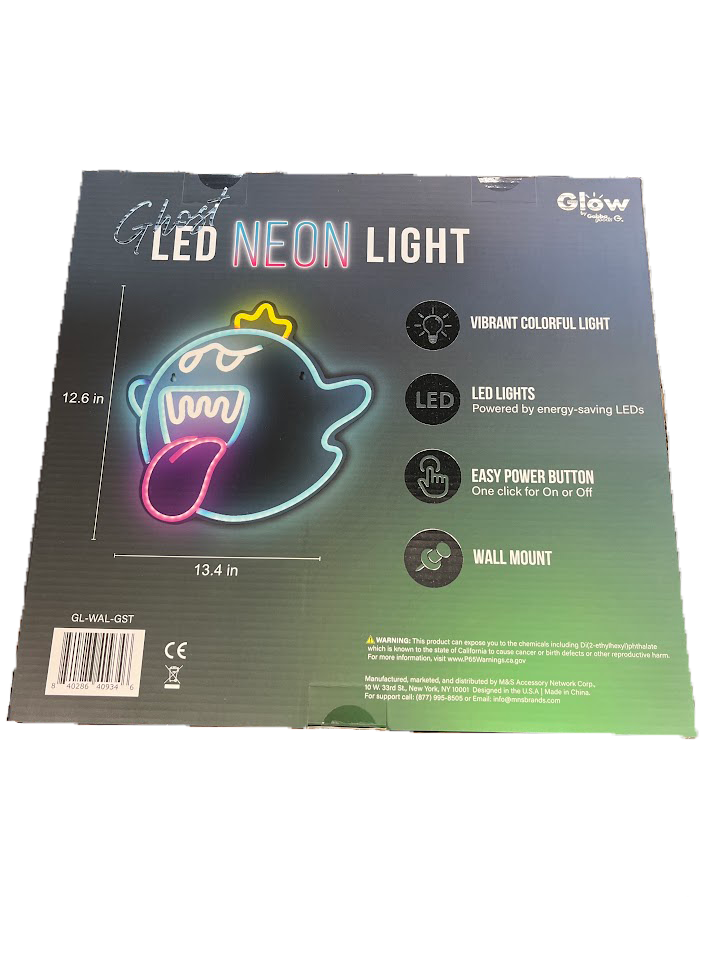 Ghost LED Neon Wall Light