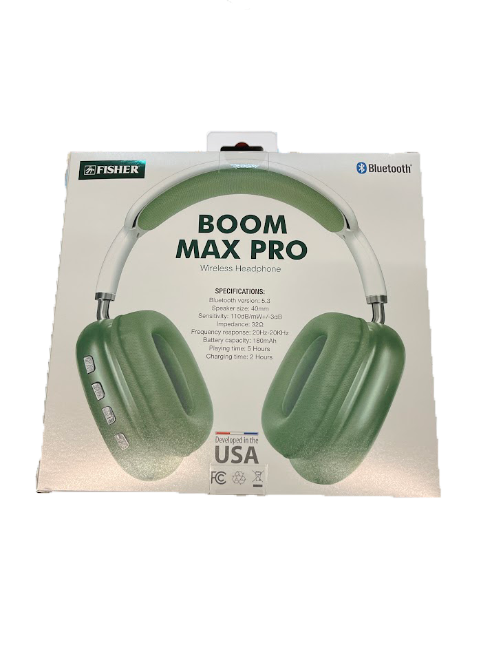 Boom Max Pro Wireless Headphones - Mint