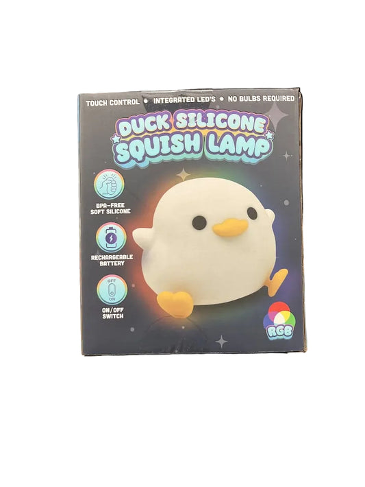 Duck Silicone Figural LED Squish Lamp