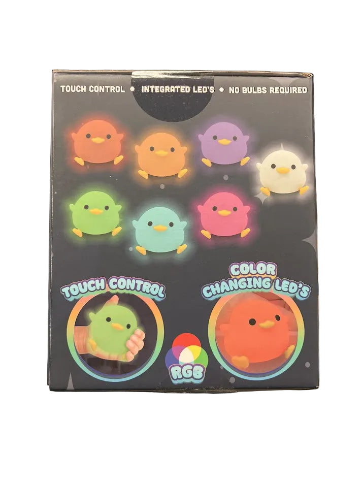 Duck Silicone Figural LED Squish Lamp