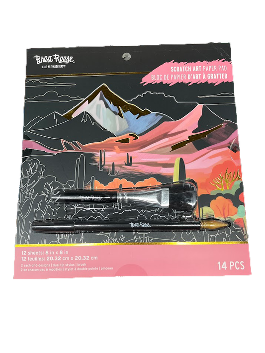 Scratch Art Paper Pad - Landscape