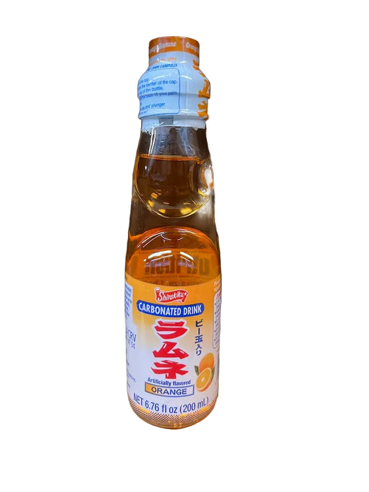 Shirakiku Carbonated Ramune Drink - Orange
