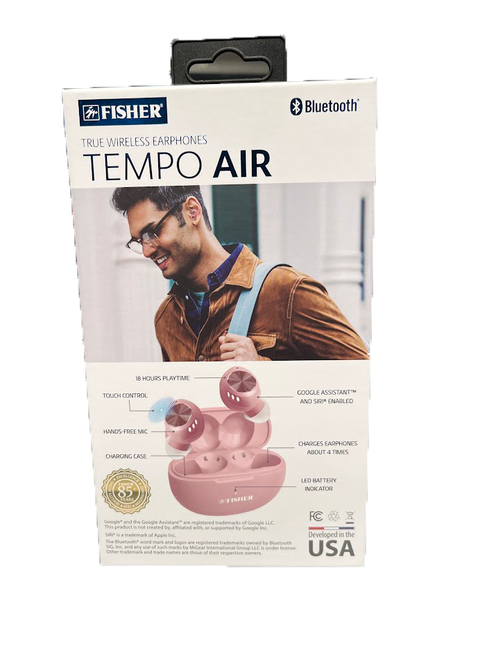 True Wireless Tempo Air Earphones Rose Gold