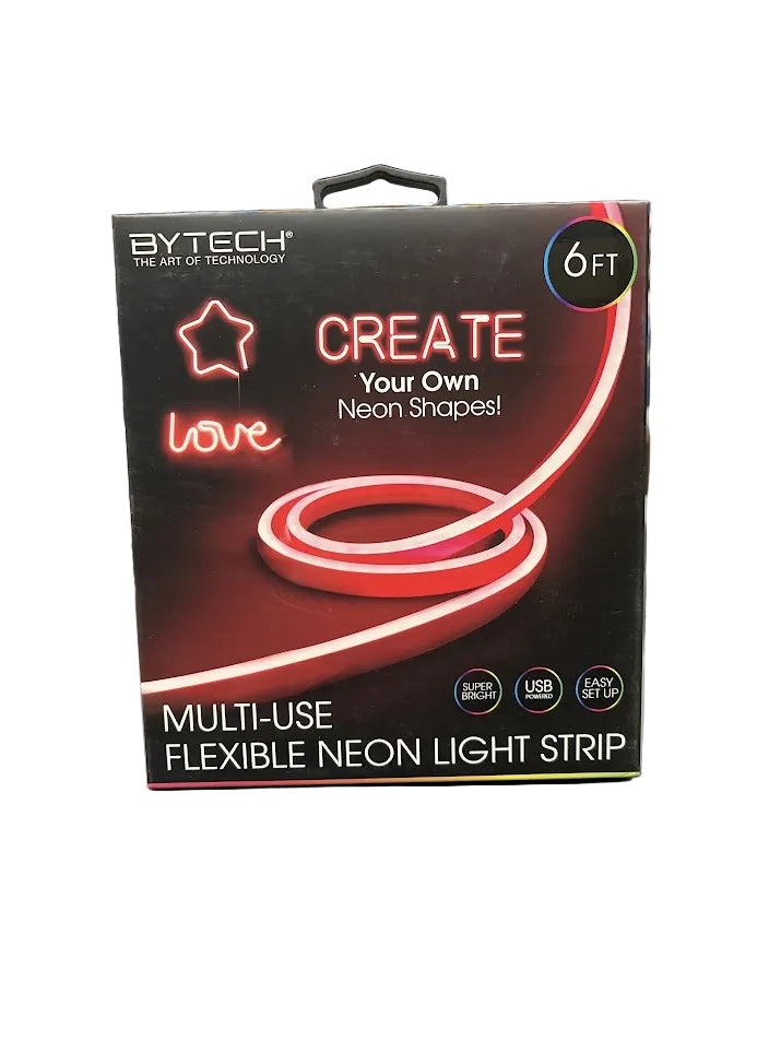 Flexible Neon Shape 6ft Light Strip (color may vary)