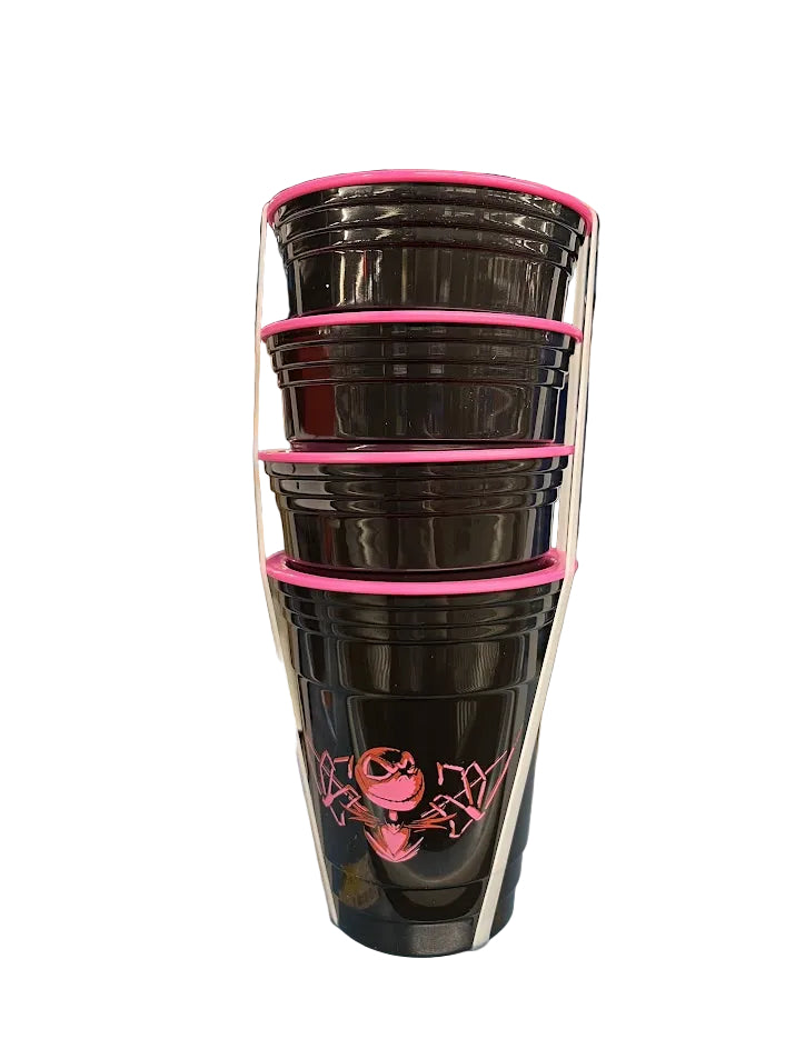 Nightmare Before Christmas Jack Skellington Pink Party Cup