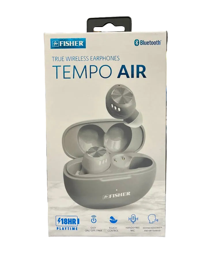 Tempo Air True Wireless Earphones - Silver
