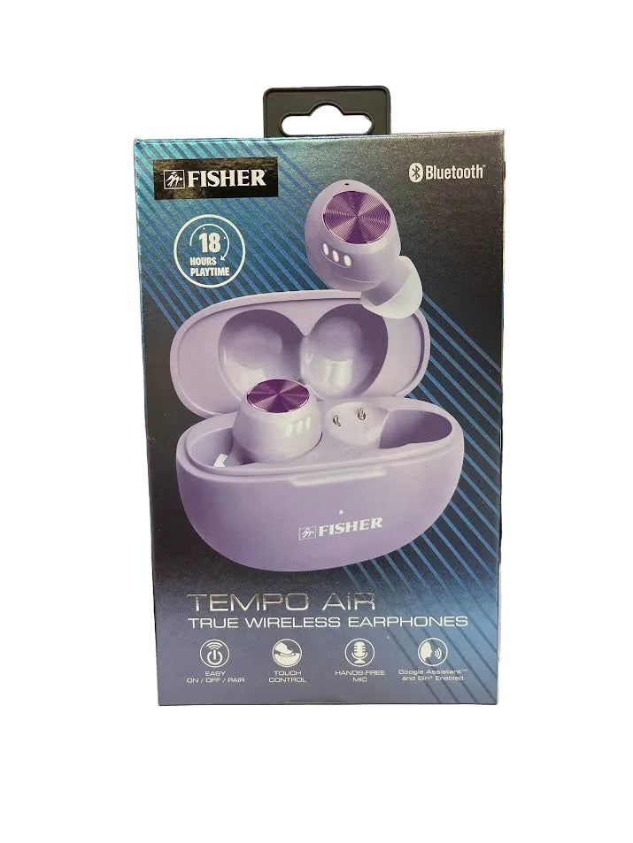 Tempo Air True Wireless Earphones - Purple