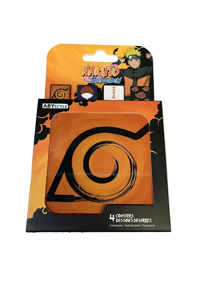 Naruto Icon Coasters 4-Pack