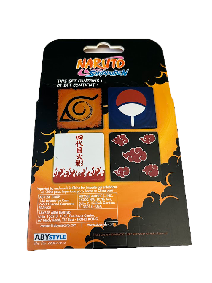 Naruto Icon Coasters 4-Pack