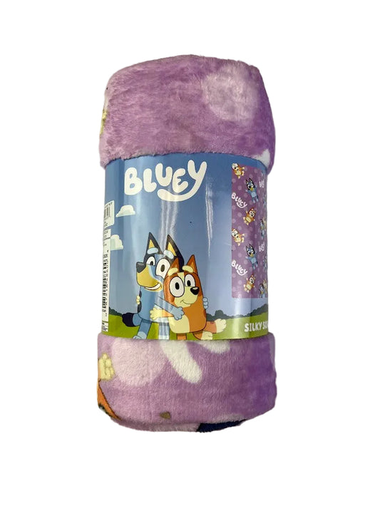 Bluey Lilac All Over Print Blanket