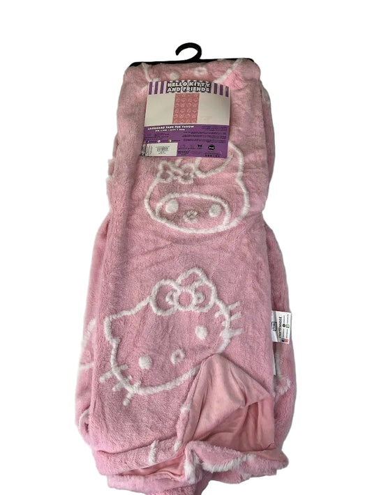 Sanrio Hello Kitty & Friends Blush Jacquard Blanket