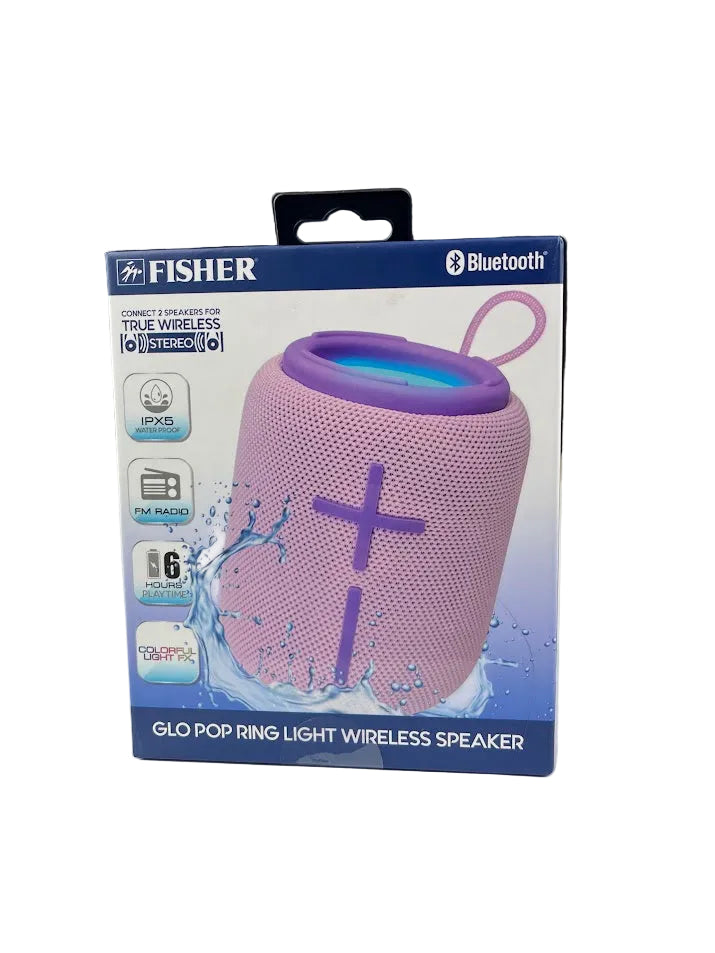 Glo Pop Ring Light  Wireless Speaker - Pink