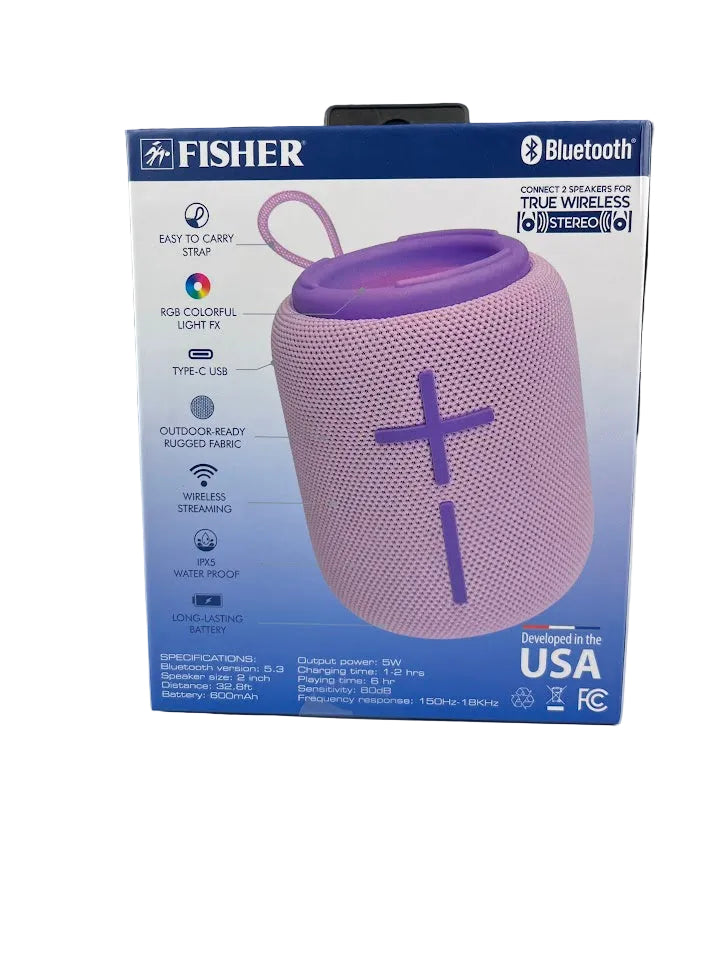 Glo Pop Ring Light  Wireless Speaker - Pink