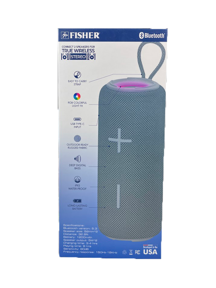 Glo Ring Light Wireless Speaker - Gray