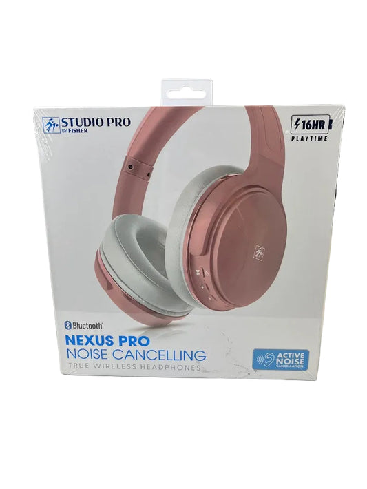 Nexus Pro Noise Cancelling True Wireless Headphones - Rose Gold