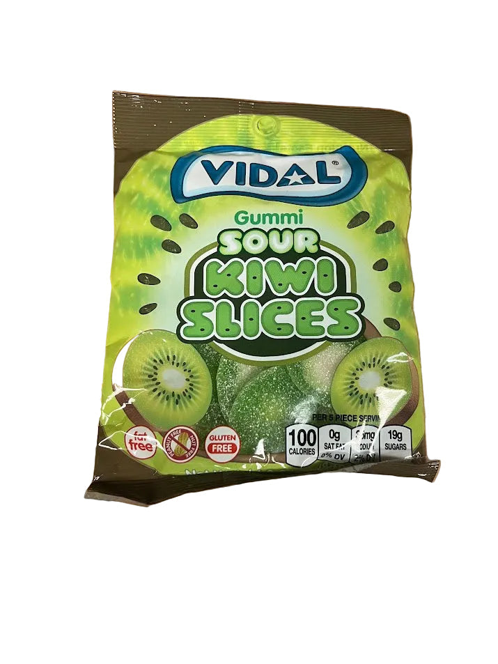 Gummy Sour Kiwi Slices