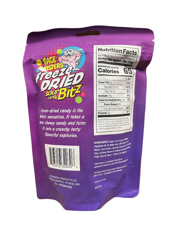 Face Twister Freeze Dried Sour Candy Bitz