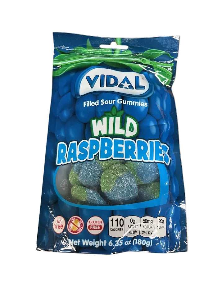 Gummy Sour Wild Raspberry