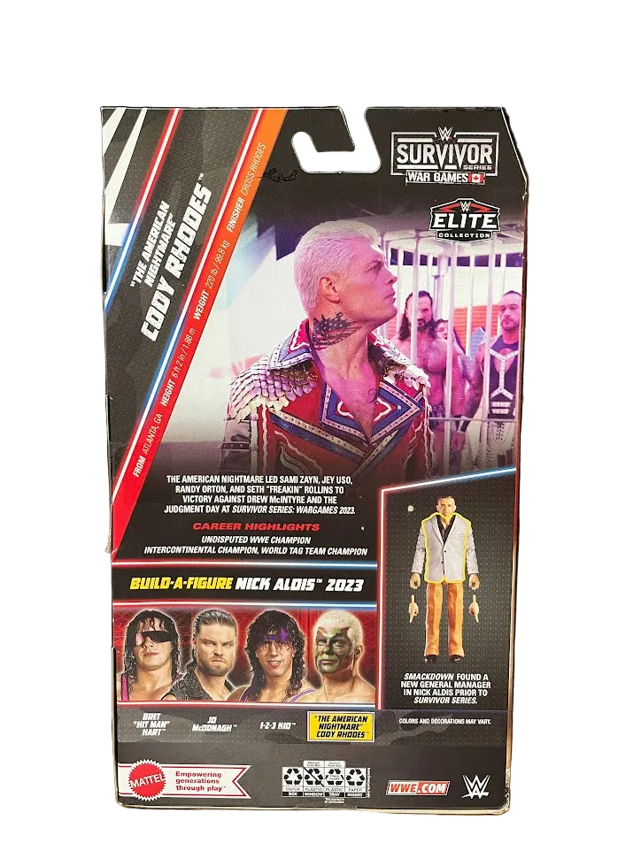 WWE Live Events Build-A-Figure Cody Rhodes
