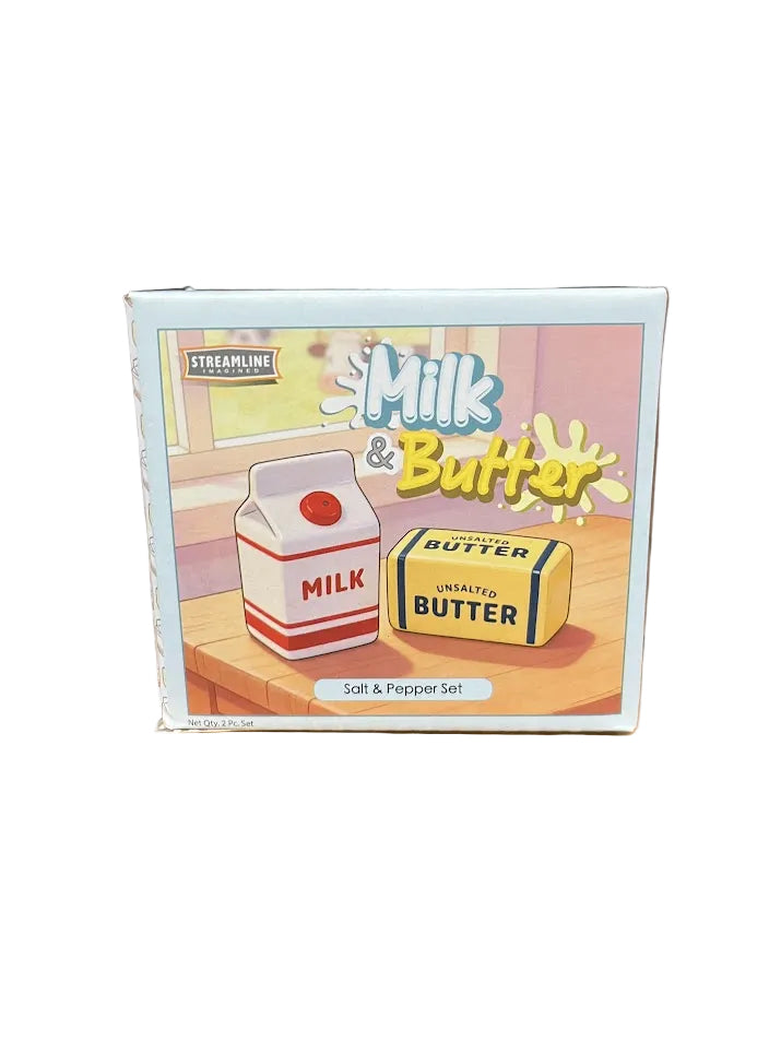 Butter & Milk Salt & Pepper Shaker Set
