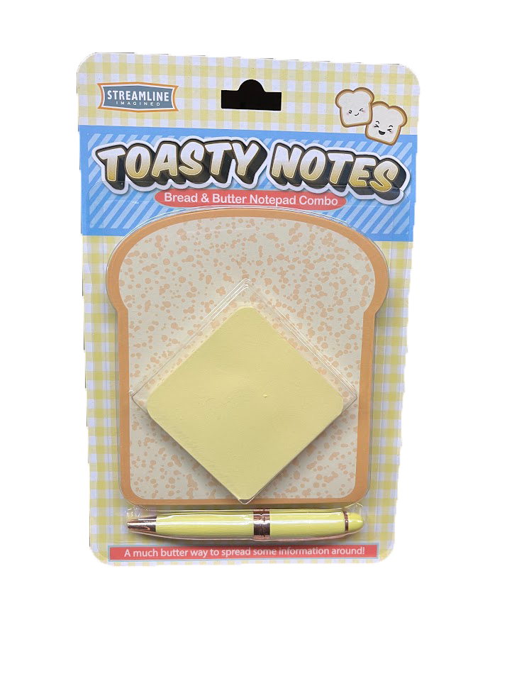 Toasty Notes Bread & Butter Note Pad