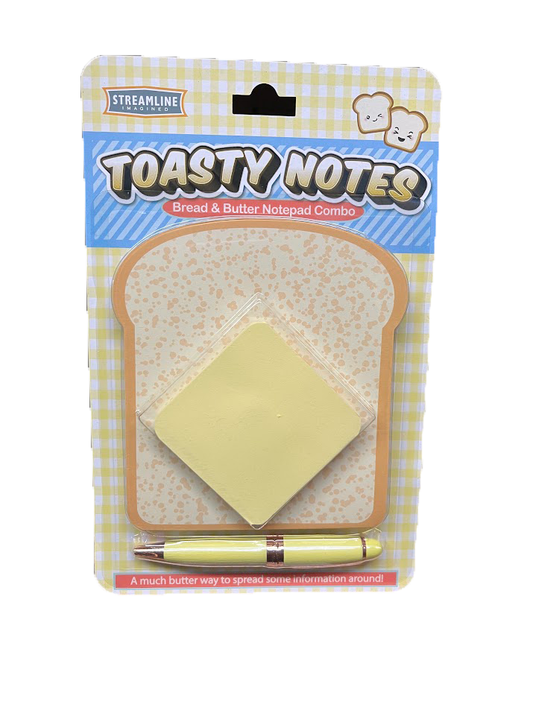 Toasty Notes Bread & Butter Note Pad