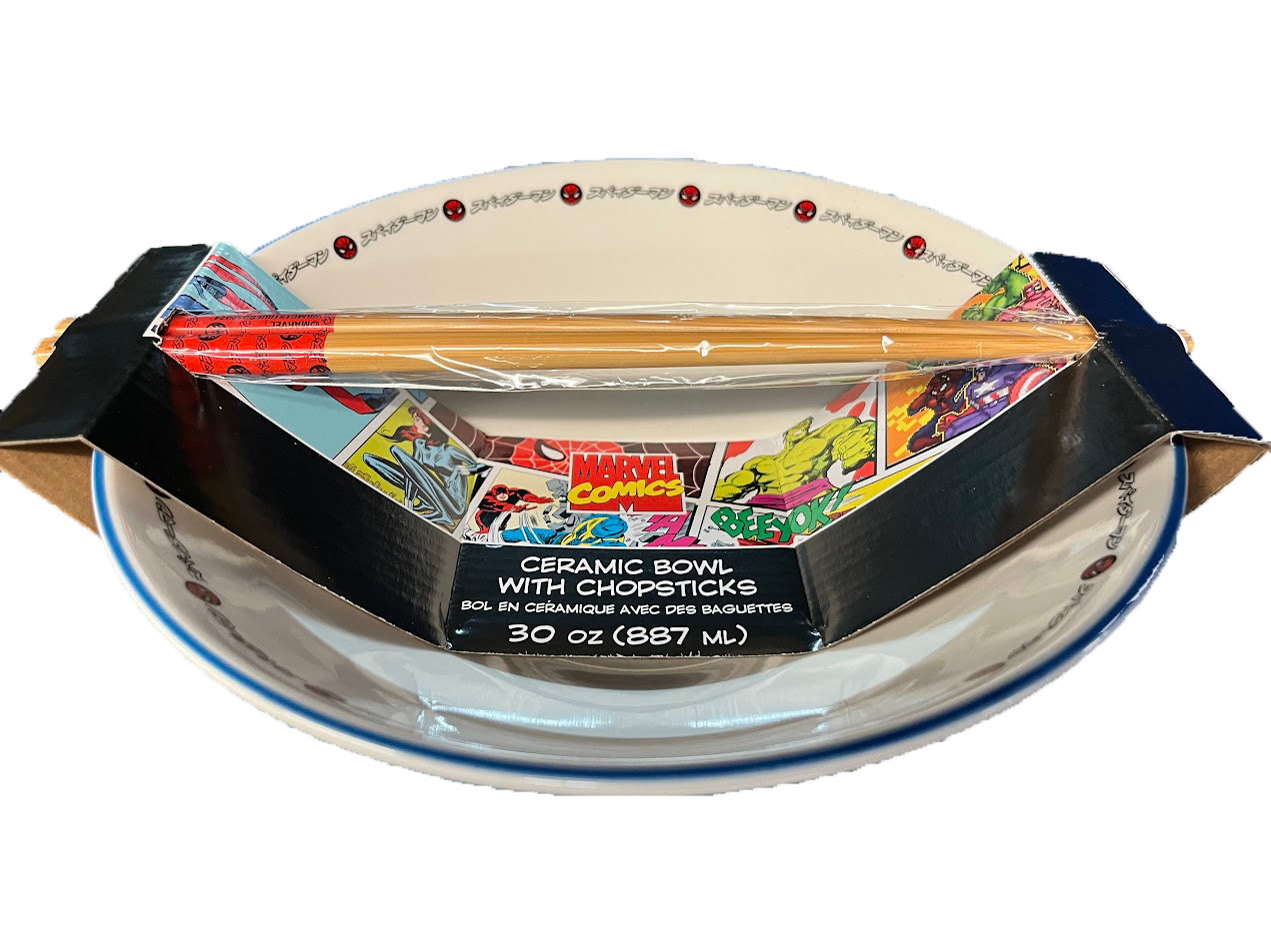 Spider-Man Panels Ramen Bowl
