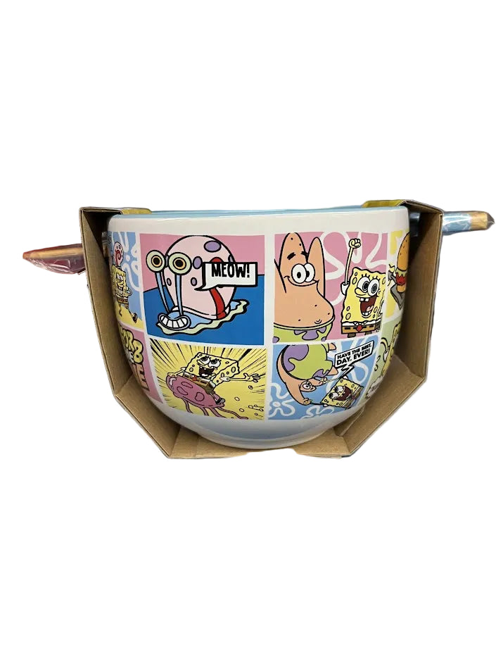 SpongBob SquarePants Panels Ramen Bowl