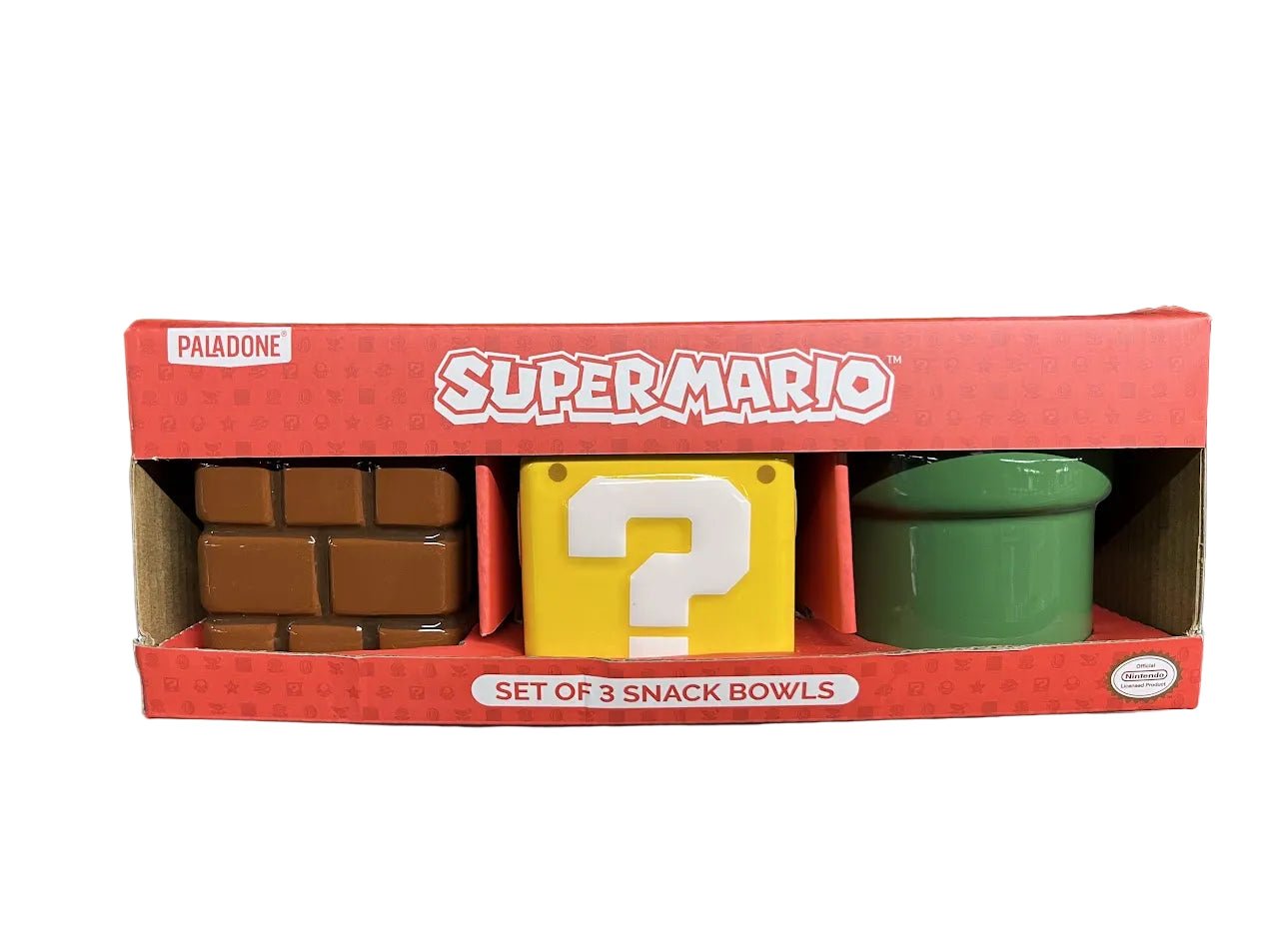 Super Mario Snack Bowl 3-Pack