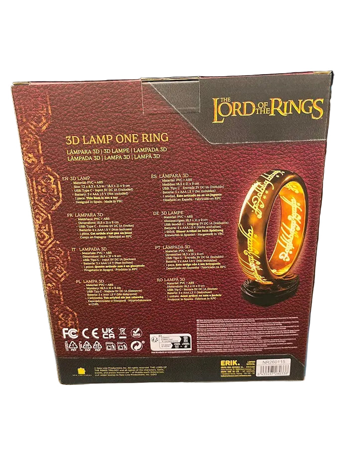 Lord of the Rings One Ring Lamp