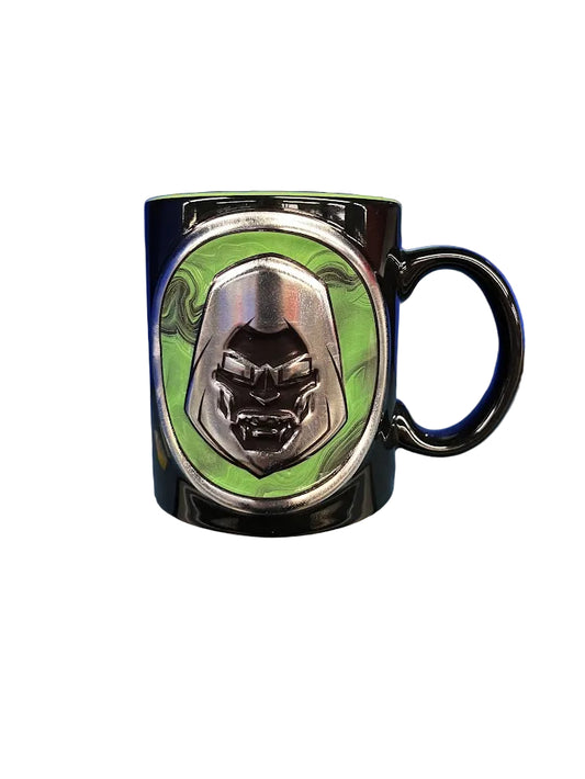 Marvel Dr Doom Head Icon Mug