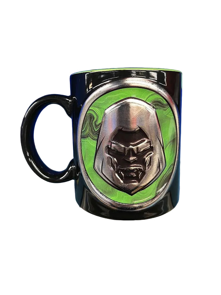 Marvel Dr Doom Head Icon Mug