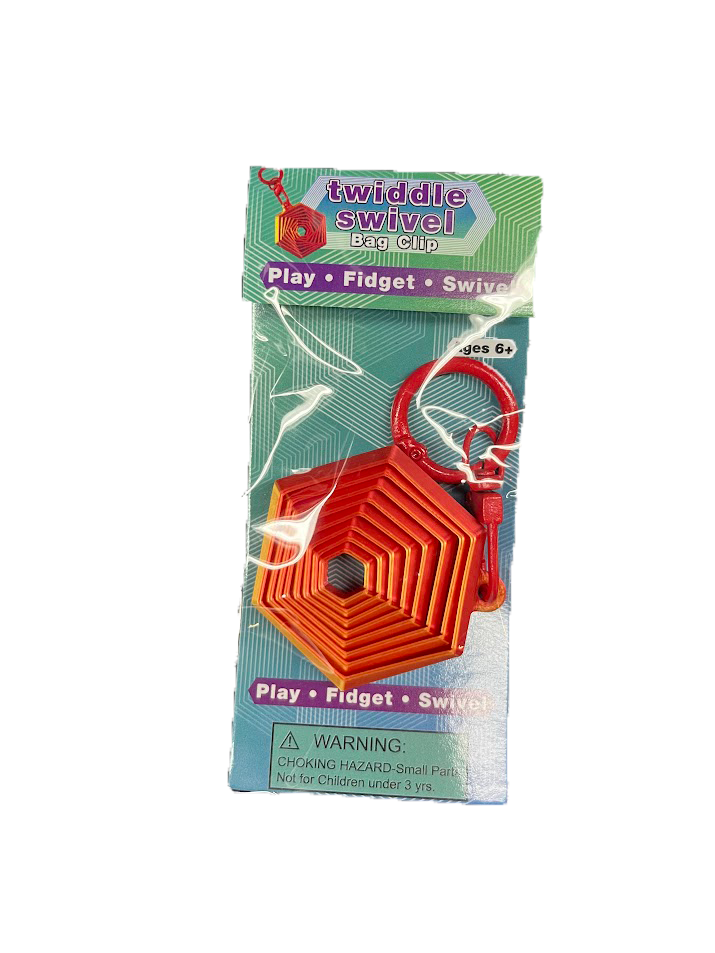 Twiddle Swivel Fidget Keychain [color may vary]