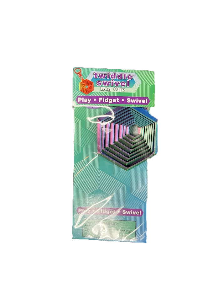 Twiddle Swivel Fidget Keychain [color may vary]