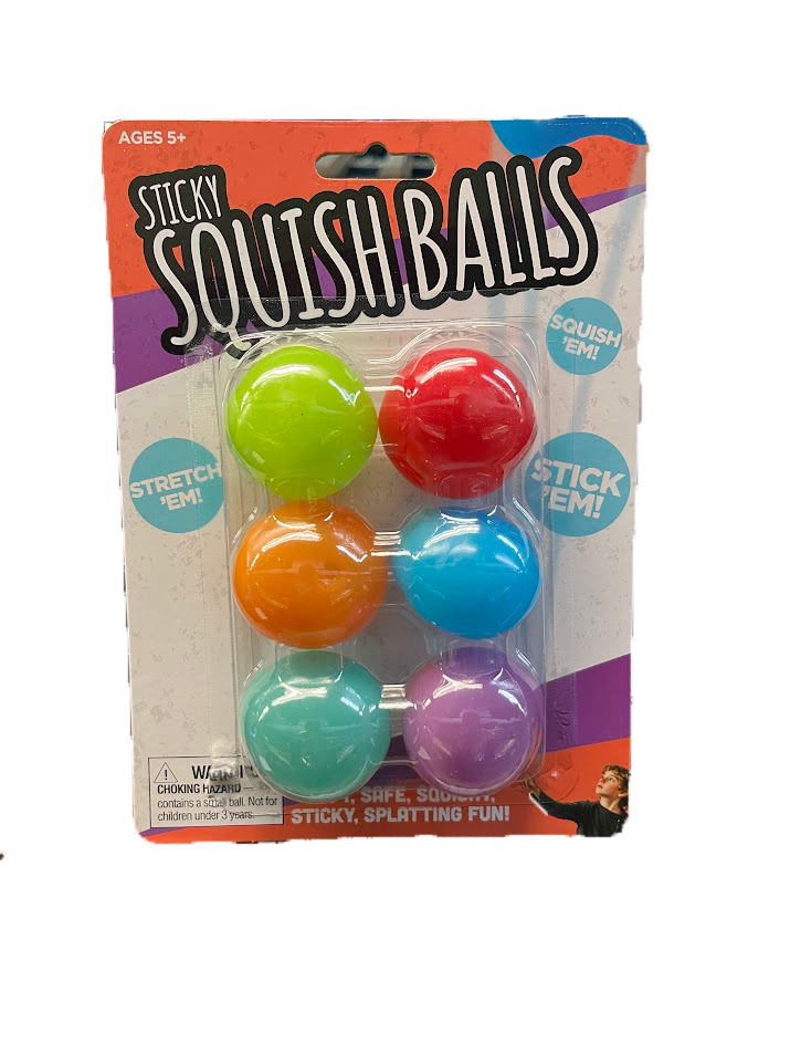 Sticky Squish Balls Toy