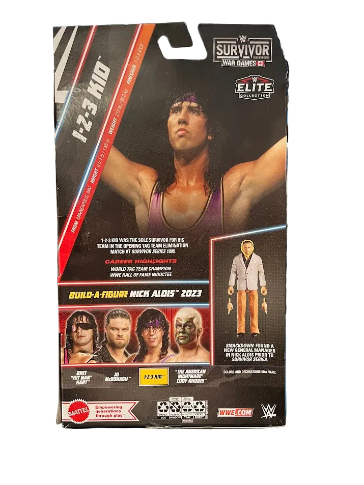 WWE Elite Live Events 1-2-3 Kid Action Figure