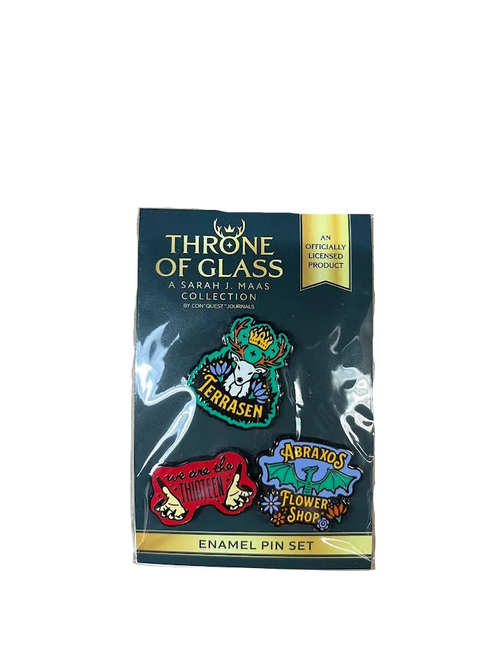 Throne Of Glass Pin 3-Pack
