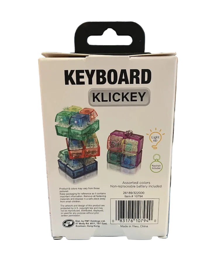Keyboard Klickey Rainbow Fidget Toy [random color]
