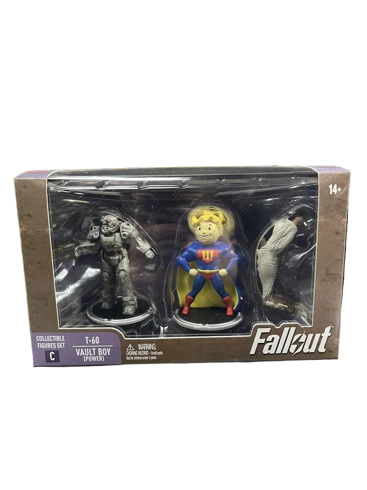 Fallout T-60 Power Armor and Vault Boy Figures