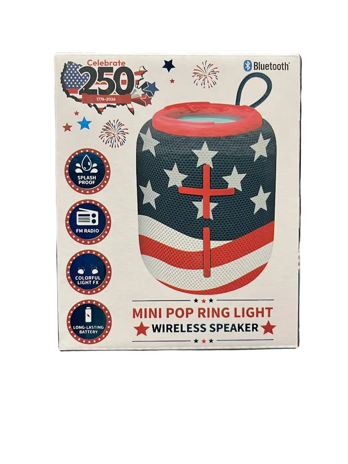 Mini Pop Ring Light LED Wireless Speaker