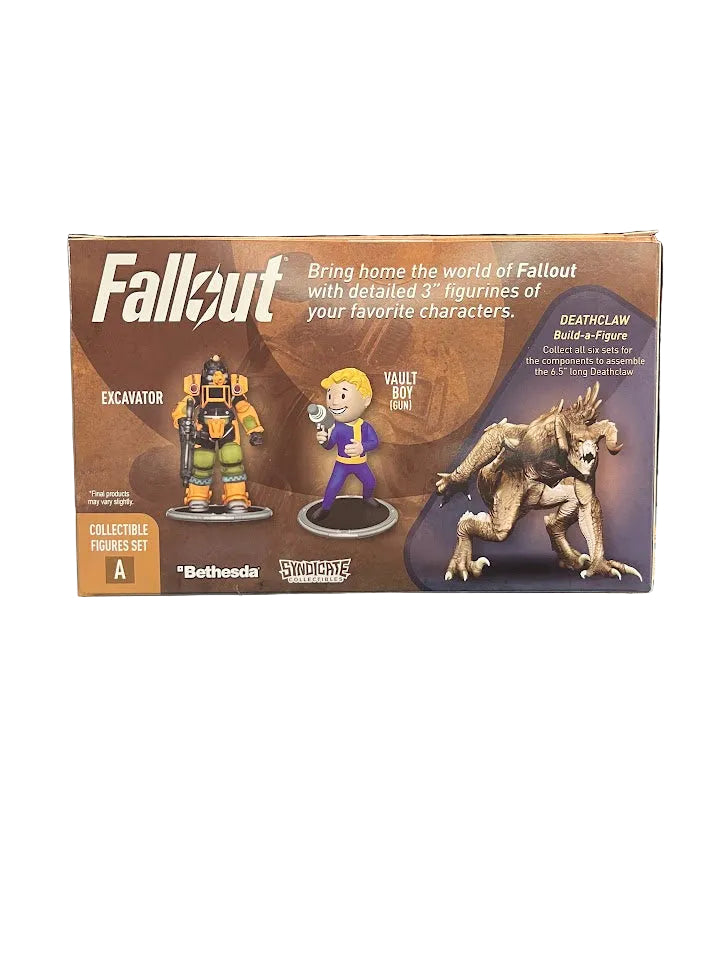 Fallout Excavator and Vault Boy Figures