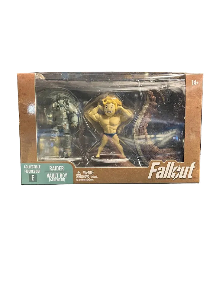 Fallout Raider and Vault Boy Figures