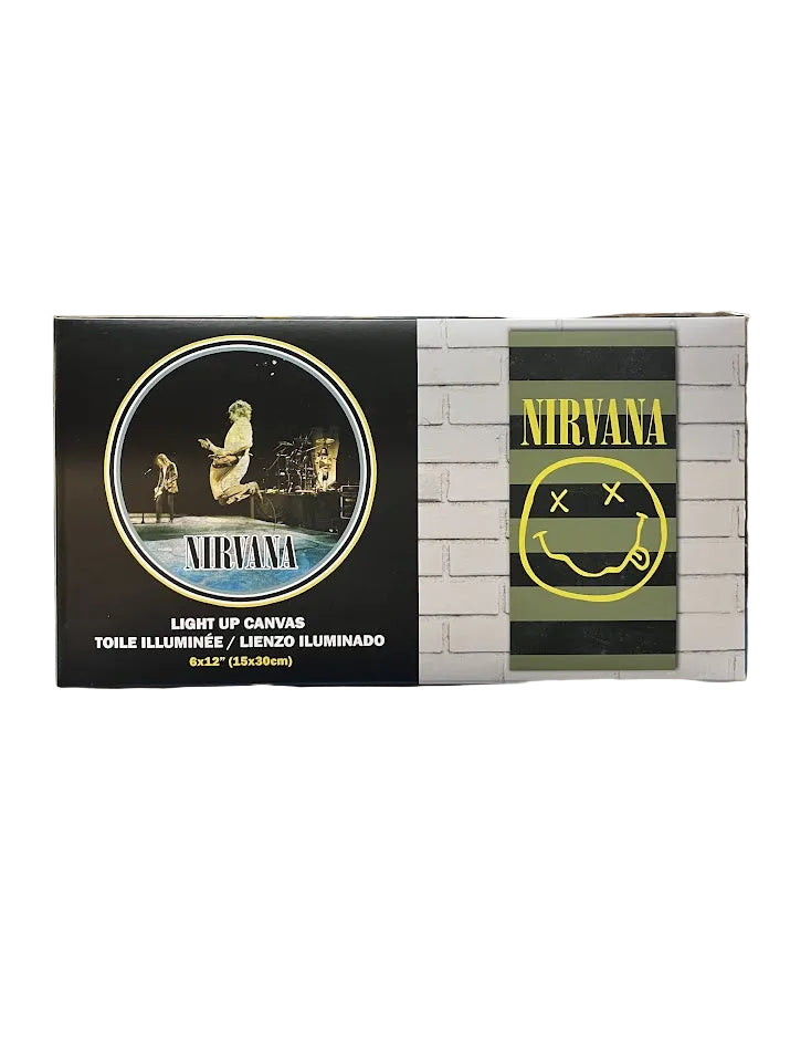 Nirvana Smiley LED Canvas