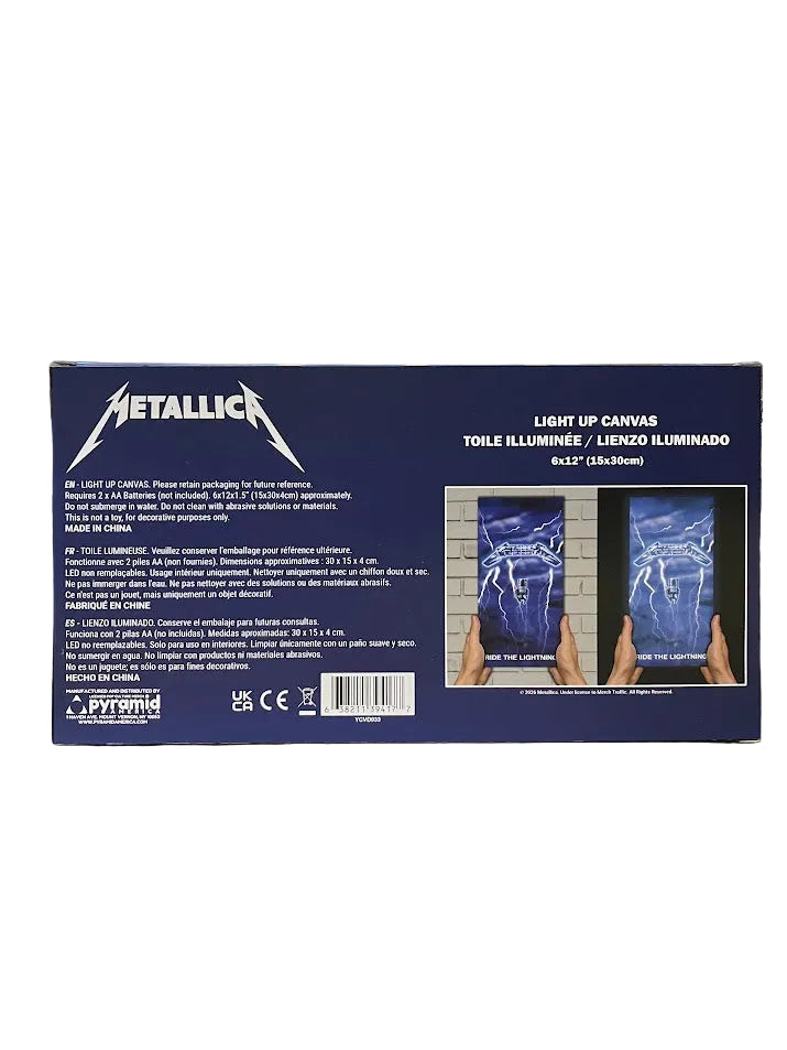 Metallica Ride the Lightning LED Canvas